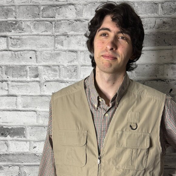 Barbour Men's Plaid Shirt - Brown and Red Button Down Shirt - Picture 2 of 10